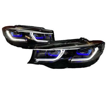 HEAD SIGHTER VERSIF Versi G20 dengan AFS untuk BMW 3 Series G21 G28 G20 G20 LED LED Menaik taraf ke gaya Laser Double Warna DRL