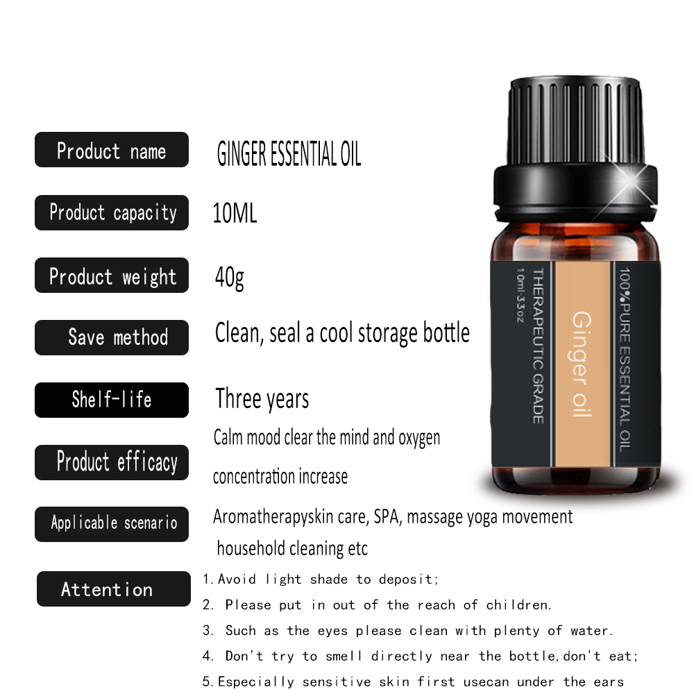 Ginger Essential Oil For Massage Losing Weight FatBurning