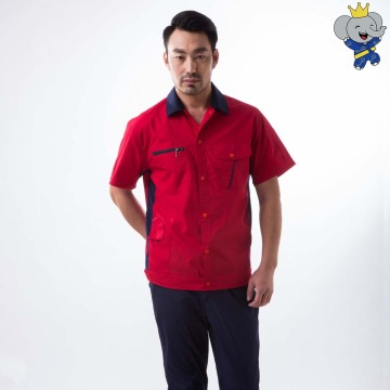 লাল ডিজাইনের সাথে নেভি ওয়ার্ক টপ