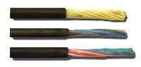Non-flexible Multi Cores Round Flat Crane Cable ，pvc Insulated 4 X 16c