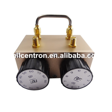 high quality manual step rotary attenuator DC-6GHz 0-70dB