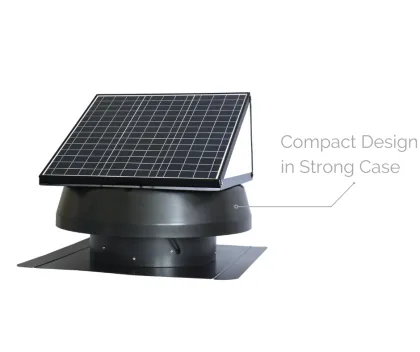 Solar Air Cooler Ventilating Fan: Rechargeable Roof Vent & Home Appliance Extract Fan
