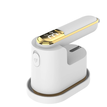 2-in-1 Design LED Display Steamer and Flat Iron with 3 Speeds