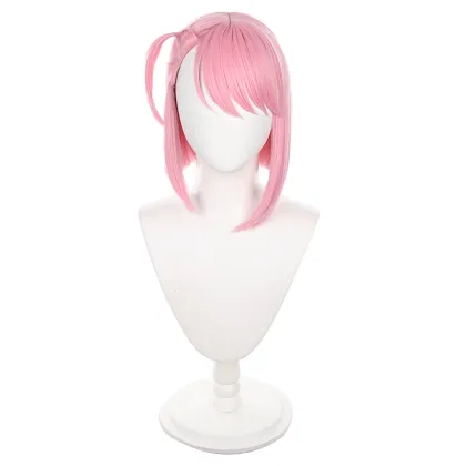 Ainizi 33cm Pink Cute Bob Charlotte Cosplay Wig for Women - Genshin Impact