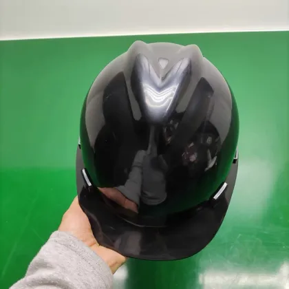 Black ABS Labor Protection Safety Helmet for Construction