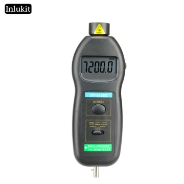 Tachimetro senza contatto: tester RPM digitale 2 in 1-Strumento di misurazione della velocità accurato