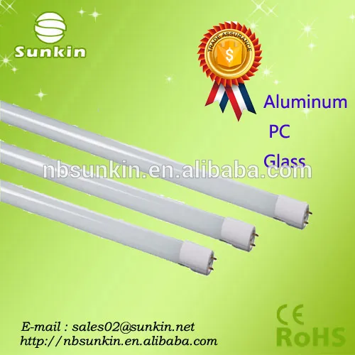 Glass Competitive price SMD2835 t8 tube Chinese milky clear cover T8 LED Tube