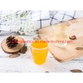 Transparent Black Plastic Spoons Disposable Plastic PP Cups for Drinks Juice or Coffee