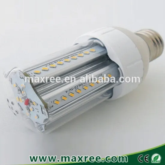 3014SMD plastic with PC cover 5W led corn light 360 degree