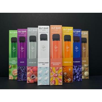 Vapes desechables Barra Elfa 1500 Puffs Pod al por mayor