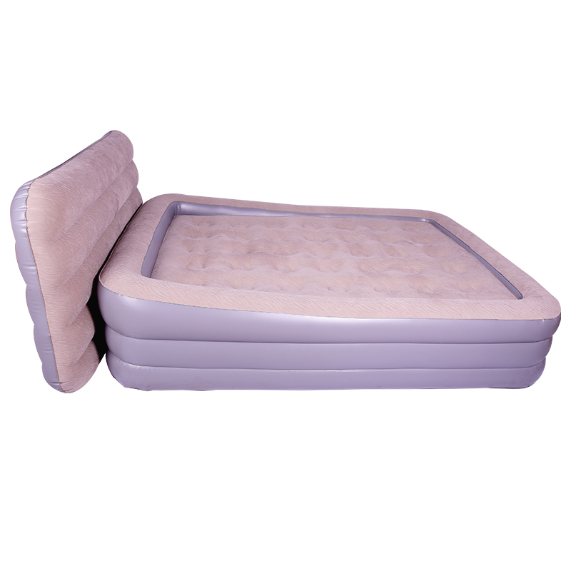 Flocking Double Height Inflatable Bed Inflatable mattress