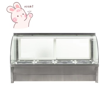 Electric Countertop Pastry Warmer Display Case for Restaurants