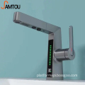 Smart Temperature Digital LED Display Bathroom Vanity Faucet by SAMTOU