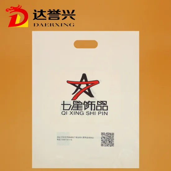 LDPE Die Cut Bag with Star Logo