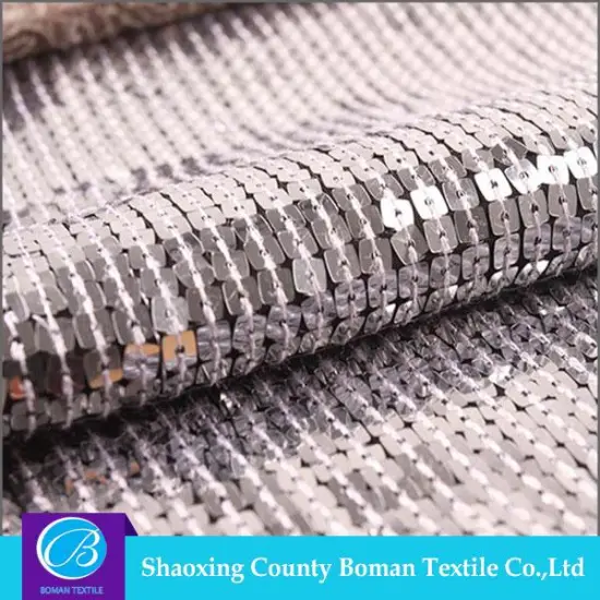China wholesale Beautiful Embroidery full sequins fabric