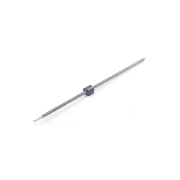 High precision Diameter 5mm Trapezoidal Thread Lead Screw for Laser mahine