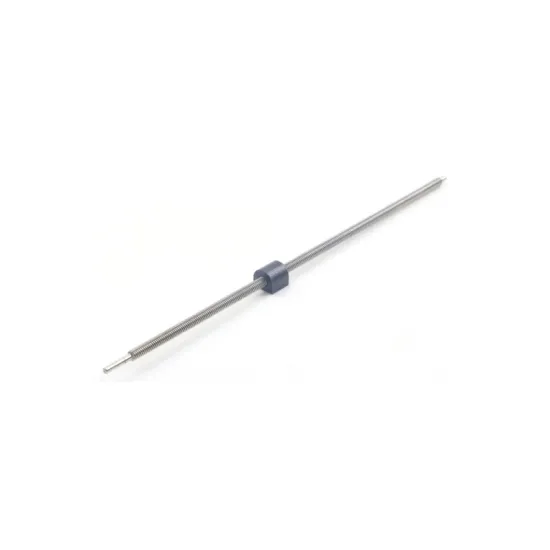 High precision Diameter 5mm Trapezoidal Thread Lead Screw for Laser mahine