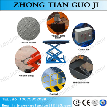 Car lift used for garage/hydraulic scissor lift platform of high quality