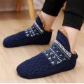 China Warmmer Cable Knitted Plush Gripper Socks Factory