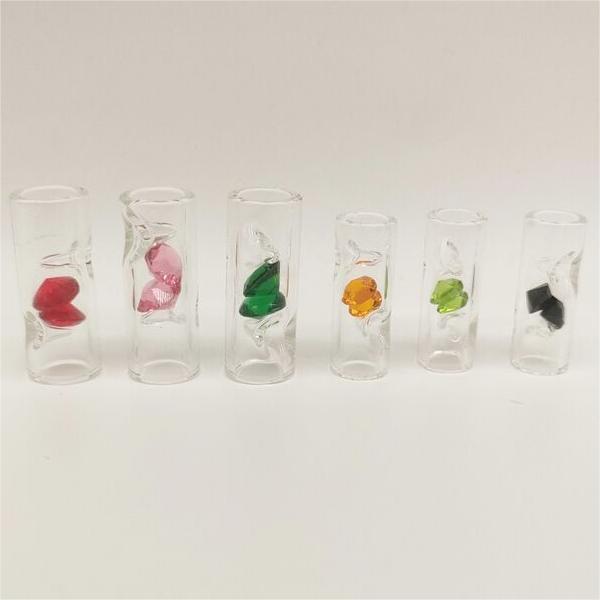 10mm colored Diamond glass tip for dry herbs