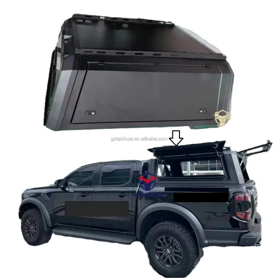Iron Material Tonneau Cover and 4x4 Slide-On Camper Topper Canopy for Ranger Raptor Hardtop