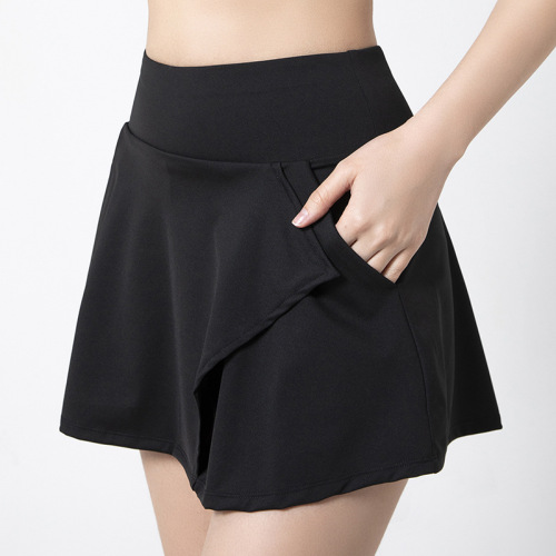 Pleated High Waisted Women's Golf Skirts Pockets