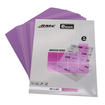 230x280mm Adhesive Purple Abrasive Paper - Automotive Sandpaper for Polishing & Grinding