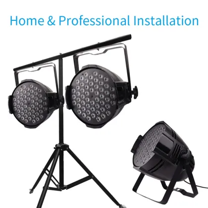 Big Dipper Betopper SevenStars Par Lights 54X3W DJ Stage LED Light RGBW 162Watt LP001 LP001-H