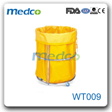 WT009 Stainless steel medical waste trolley dressing trolley