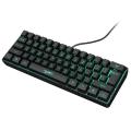 Rosa leuchten ruhige mechanische Gaming -Tastatur