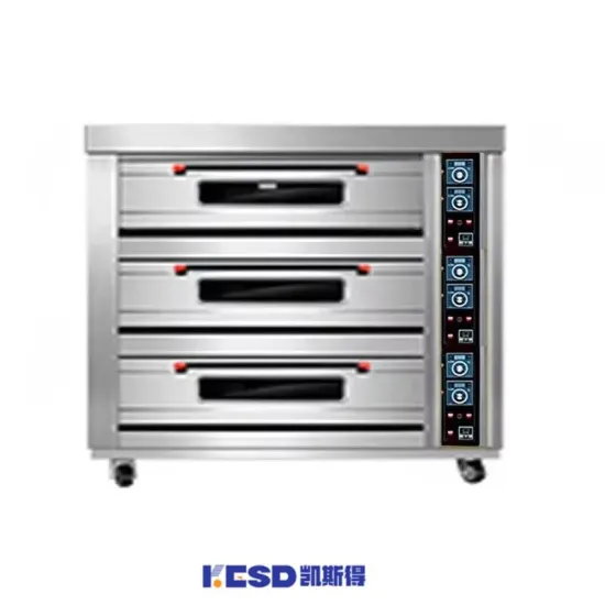 Commercial Kitchen Chinese Pasta Layer Oven 3 Layer 9 Tray