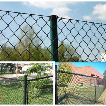 Chain link fence temporary netting