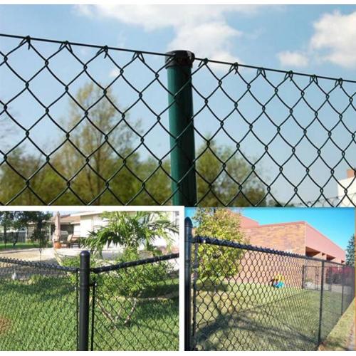 Chain link fence temporary netting