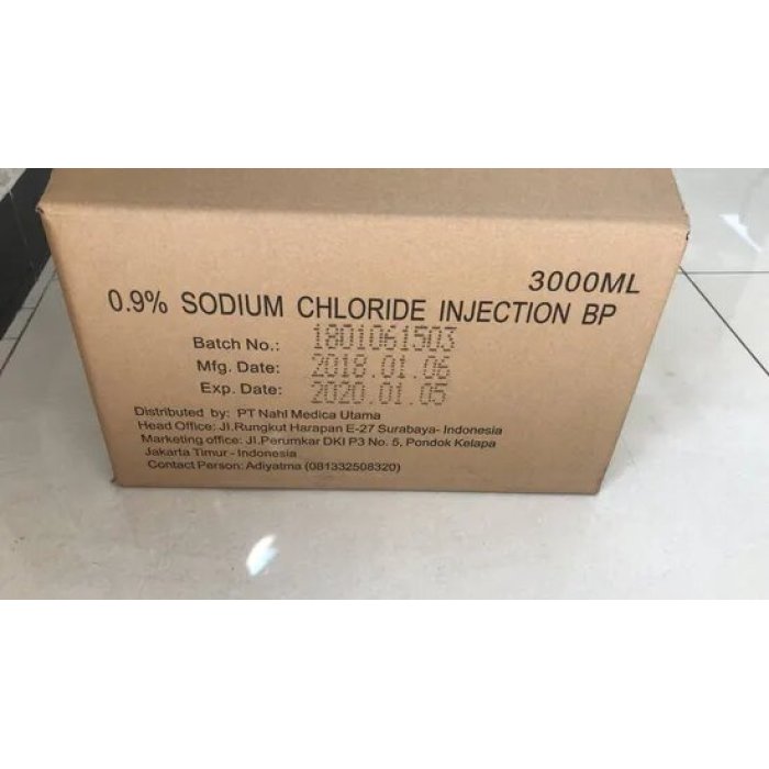 حقن كلوريد الصوديوم كيس بلاستيك 3 لتر