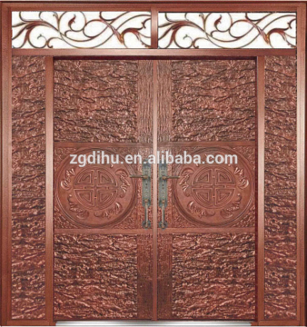 Cast aluminum door for luxury villa