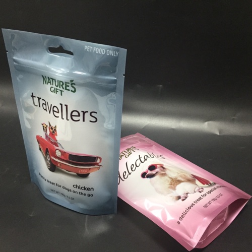 Stand Up Pet Food Bag With Clear Window