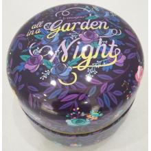 Garden Light Round Coffee Tin Box