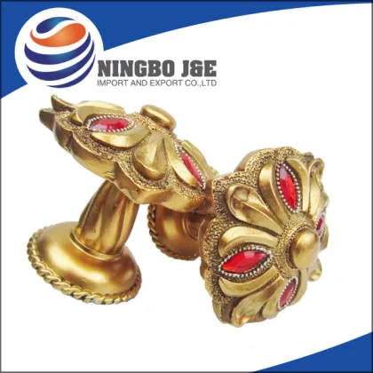 Golden Diamante Drapery Tie Back hooks