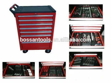 300pcs 7-Drawer car Rolling Tool Cabinet