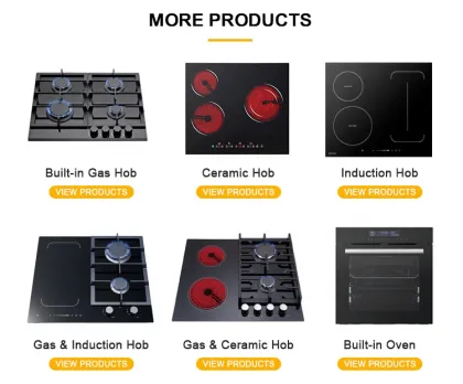 OEM/ODM Multifunction 4-Burner Gas Ceramic Combo Stove