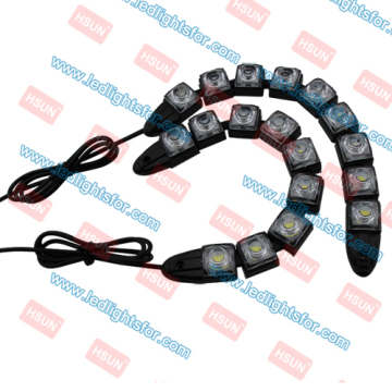 DRL LED AUTO LAMP,AYTIME RUNNING FRONT FOG WAMING DECORATIVE LIGHTS,Waterproof Flexible CAR LIGHT DRL LED