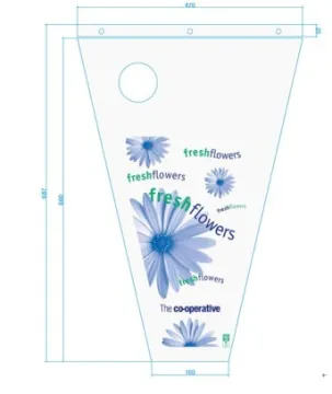Floral Packaging, Flower Bags, Sleeves, Flexi Vase