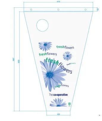 Floral Packaging, Flower Bags, Sleeves, Flexi Vase