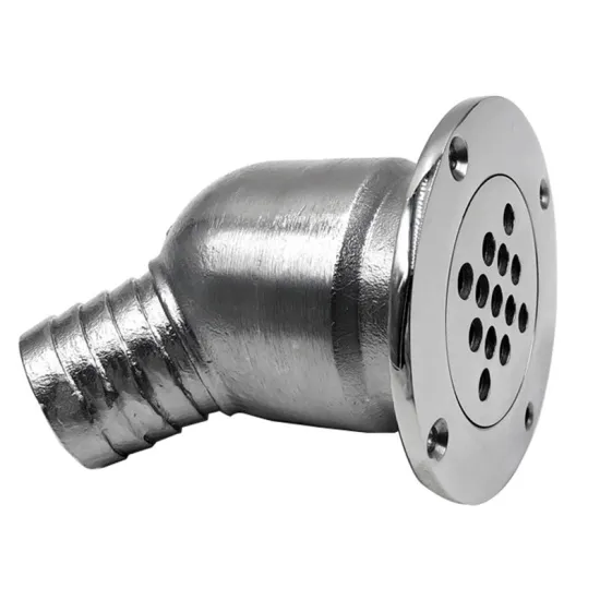 High Quality 316 Stainless Steel Marine Deck Cockpit Scupper Drain