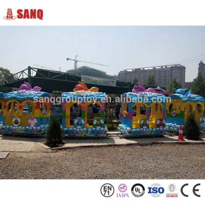 Amusement Park Rides Ocean Train