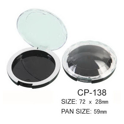 Runde kosmetische Kompakthülle mit 59 mm Pfanne