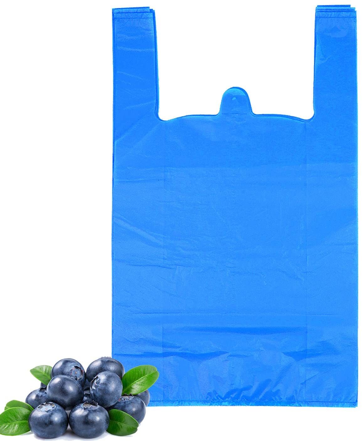 Thank You Black Plastic Carrier Packaging Grocery Shopping Bag with Logo