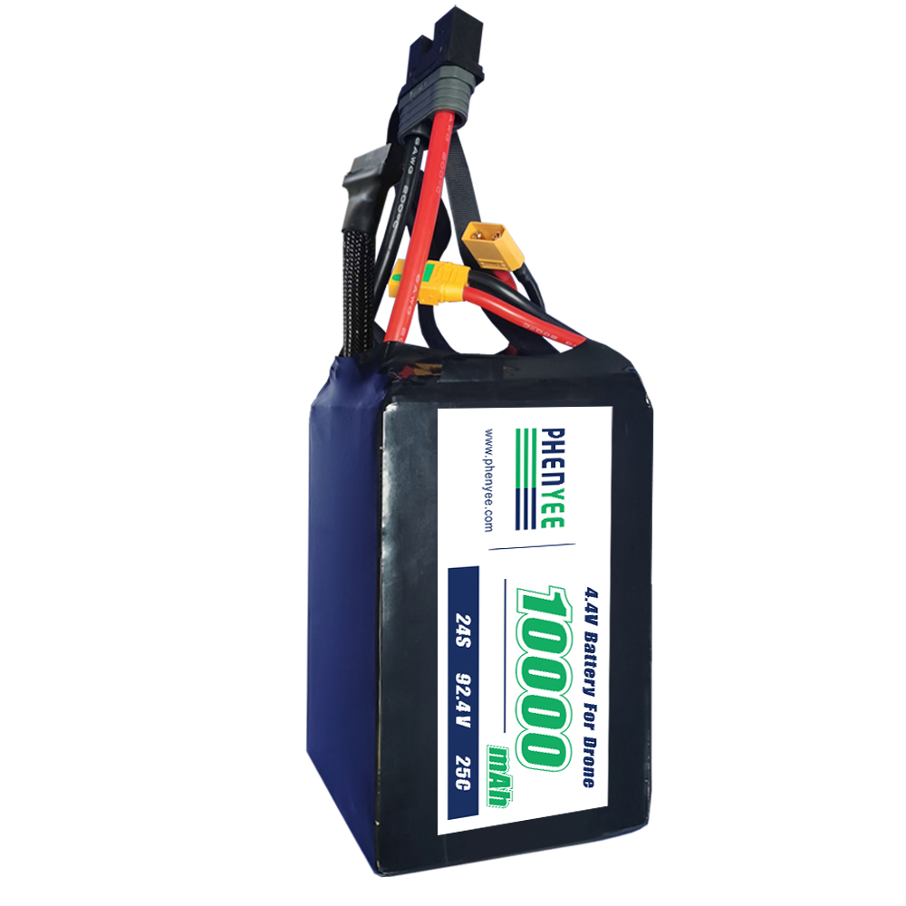 24s 100V 10000mah Aangepaste elektrische drone -batterij