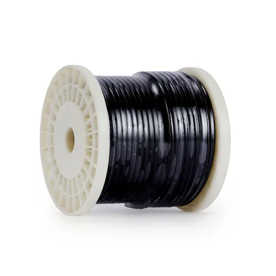 Black plastic coated steel wire rope