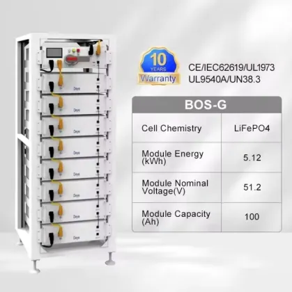 Deye BOS-GM5.1 (HV) Lithium Battery - Good Price for Deye PV System Energy Storage